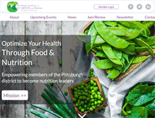 Tablet Screenshot of eatrightpittsburgh.org